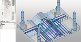 Cooling Systems Design of Cimatron Mold Design